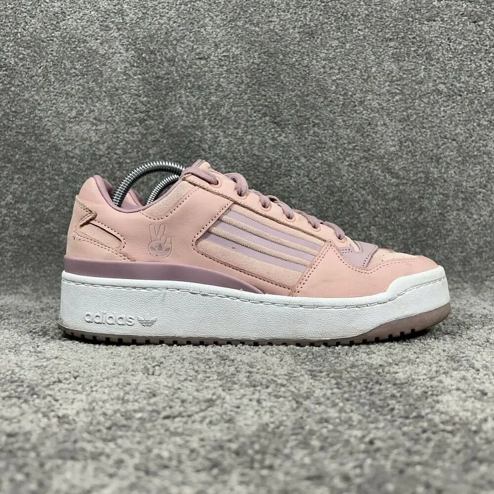 Adidas Forum Bold GY2072 Women’s Size 9.5 Wonder Mauve Pink Platform Shoes Used